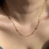 Gold necklace