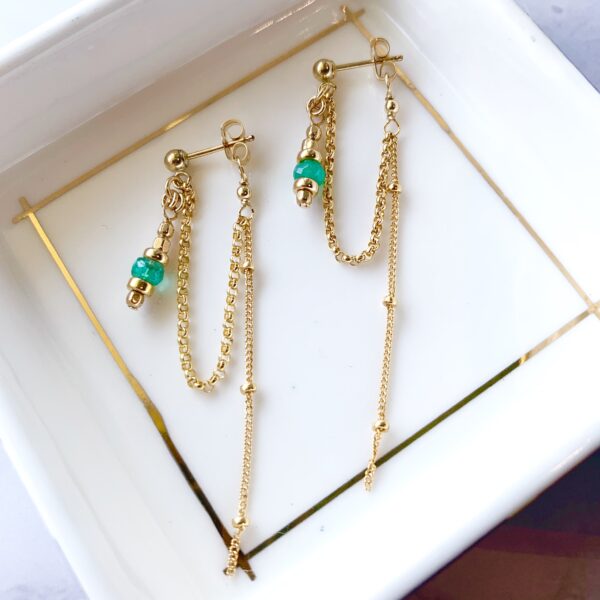 emerald earrings