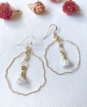 pearl earrings