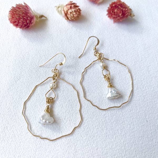 pearl earrings