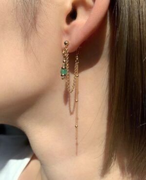 emerald earrings