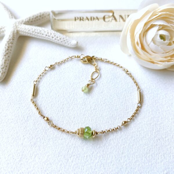 peridot bracelet