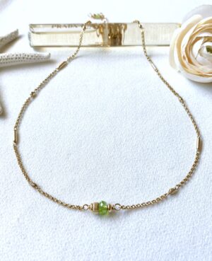 peridot necklace