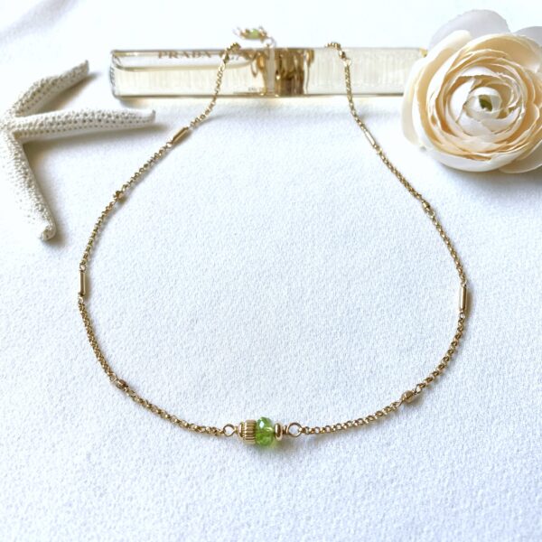 peridot necklace