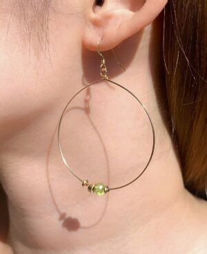 peridot earrings