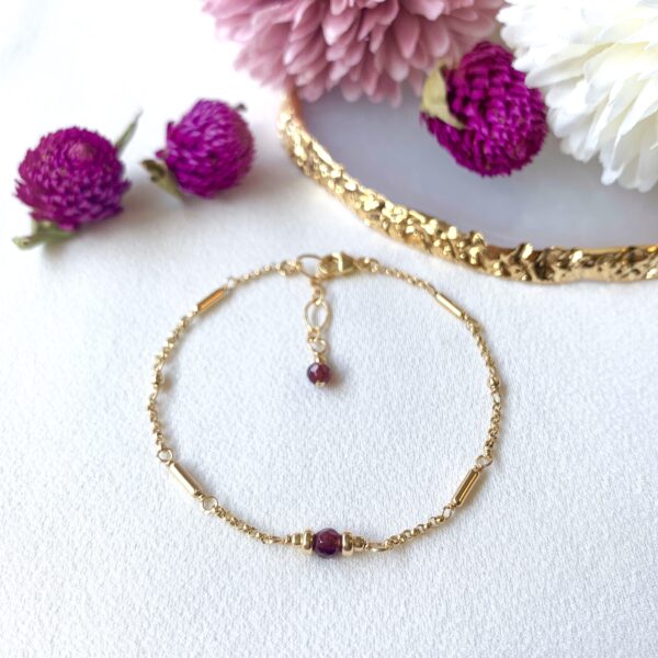 Garnet bracelet