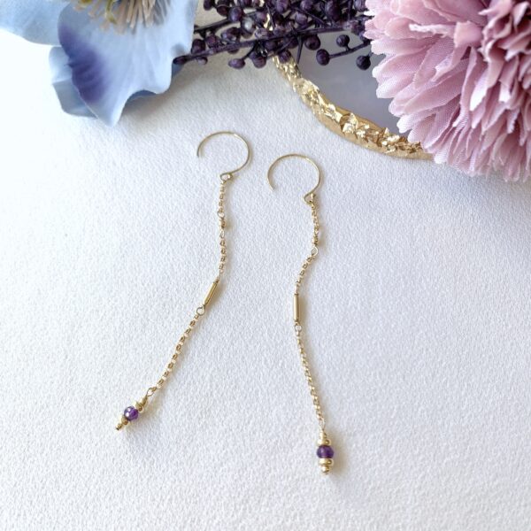 Amethyst earrings