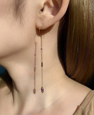 Amethyst earrings