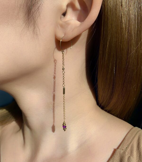 Amethyst earrings