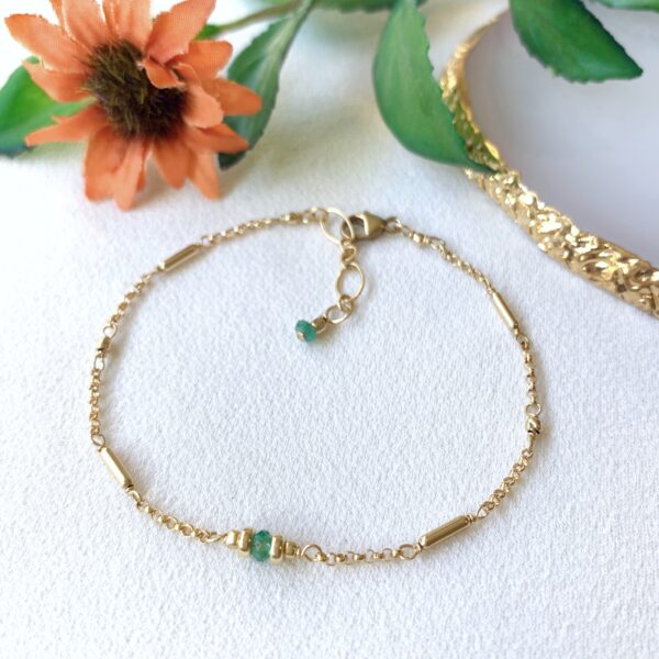 Emerald bracelet