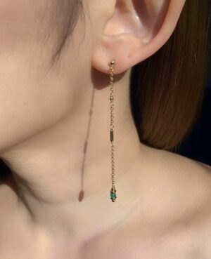 Emerald earrings