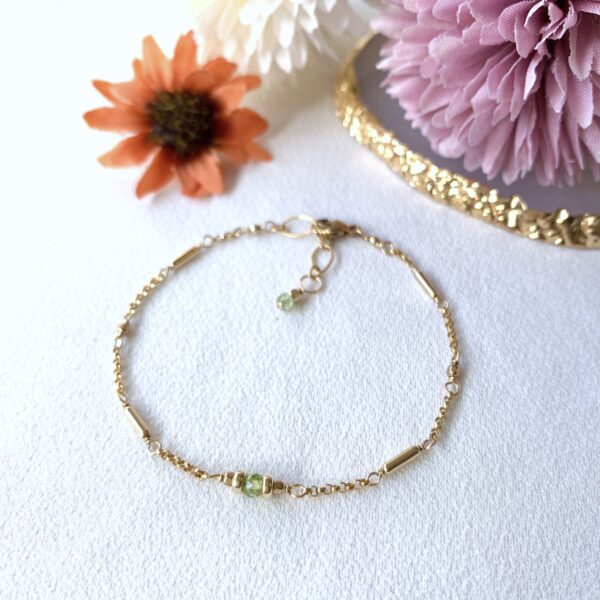 Peridot bracelet