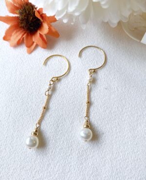 pearl earrings