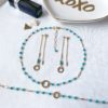 Hammered ring and turquoise bracelet - Image 4