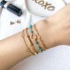 Hammered ring and turquoise bracelet - Image 5