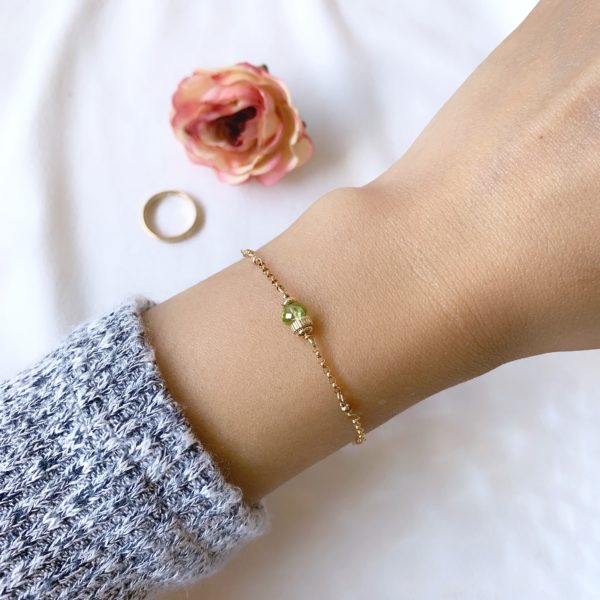 Peridot bracelet