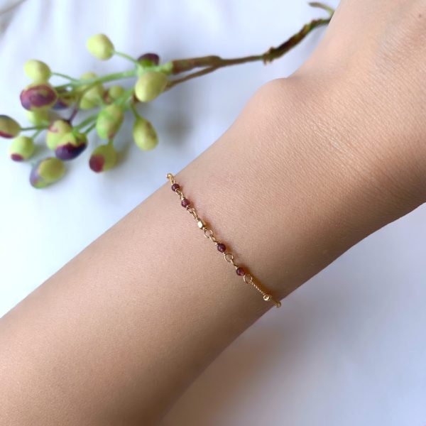 garnet bracelet