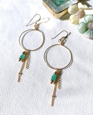 Emerald earrings