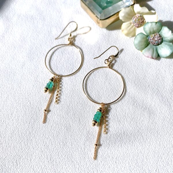 Emerald earrings