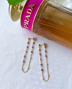 garnet earrings