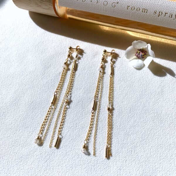 Moonstone earrings