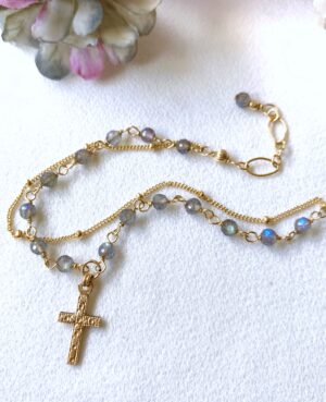 labradorite rosary bracelet