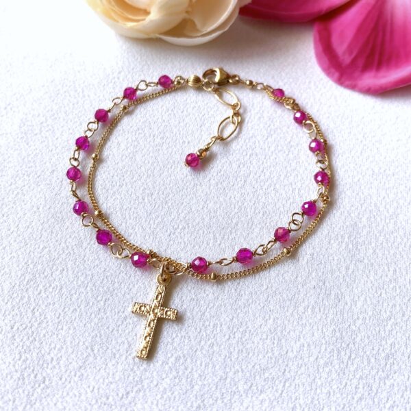 ruby rosary bracelet