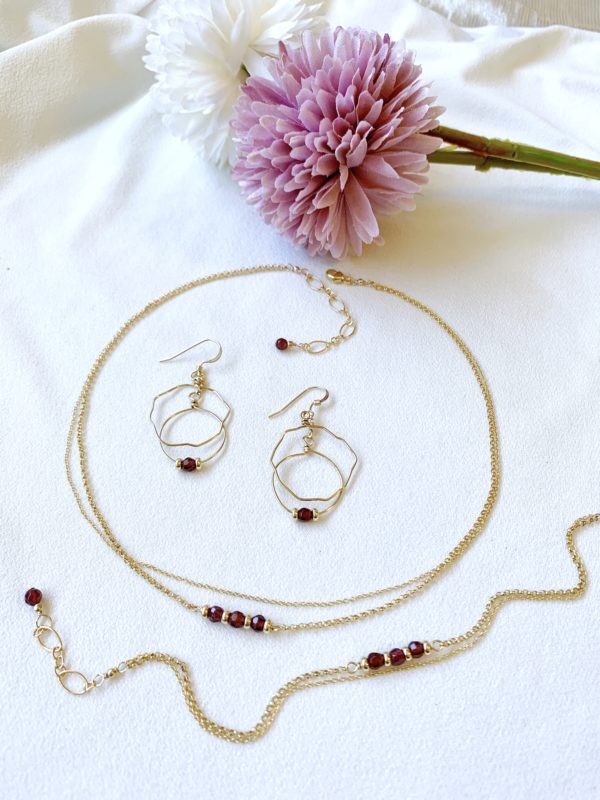 Garnet jewelry