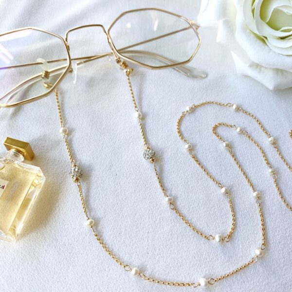 pearl glasses chain