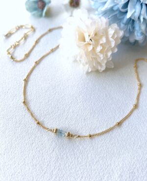 Aquamarine necklace