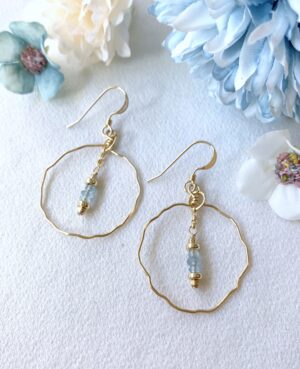 aquamarine earrings