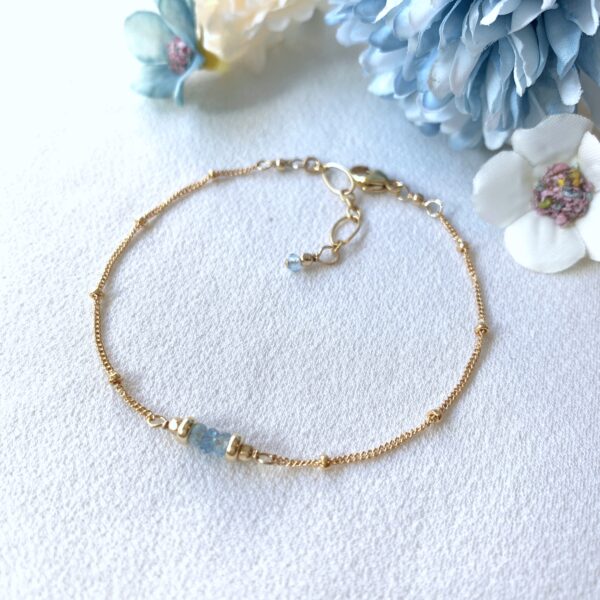 Aquamarine bracelet