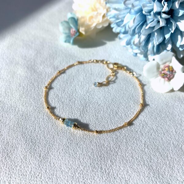 aquamarine bracelet