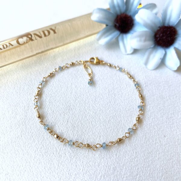 aquamarine bracelet