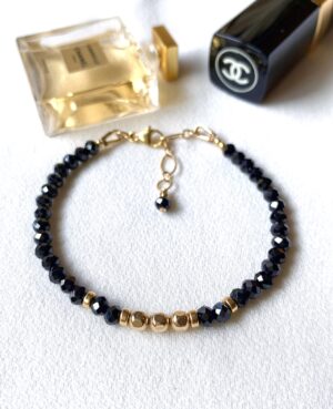 Black spinel bracelet