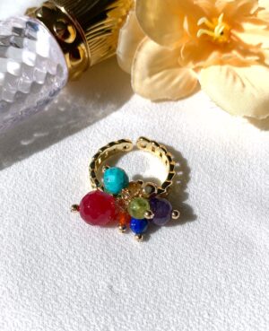 chakra gemstones ring