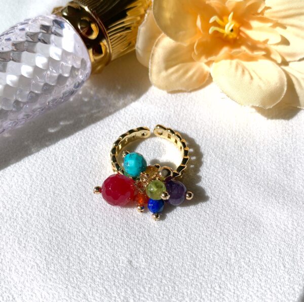 chakra gemstones ring