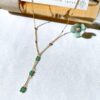 Hoku Emerald orion dangle necklace