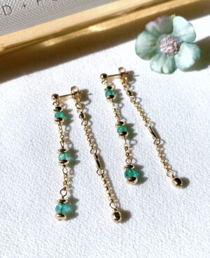 emerald earrings