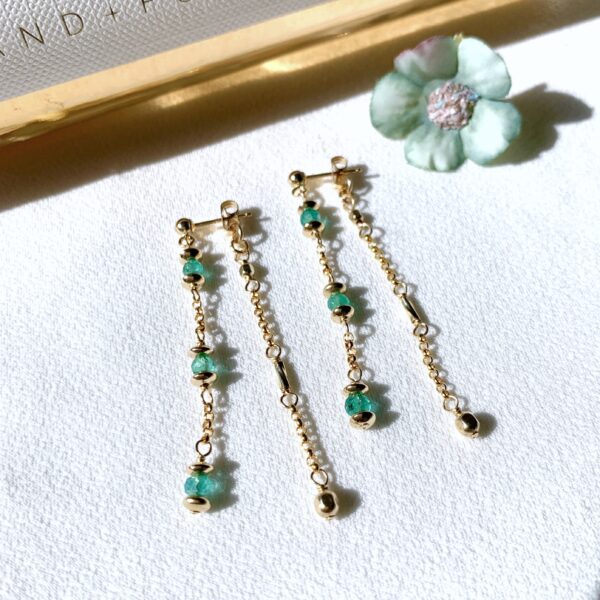 emerald earrings