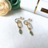 Nona Emerald earrings - Image 5