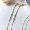 Emerald infinity chain dainty glasses chain - Image 5