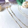 Emerald infinity chain dainty glasses chain - Image 6