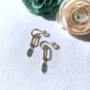Nona Emerald earrings - Image 2
