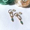 Nona Emerald earrings