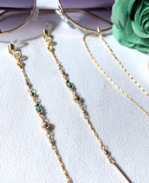 emerald glasses chain