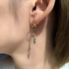 Nona Emerald earrings - Image 3