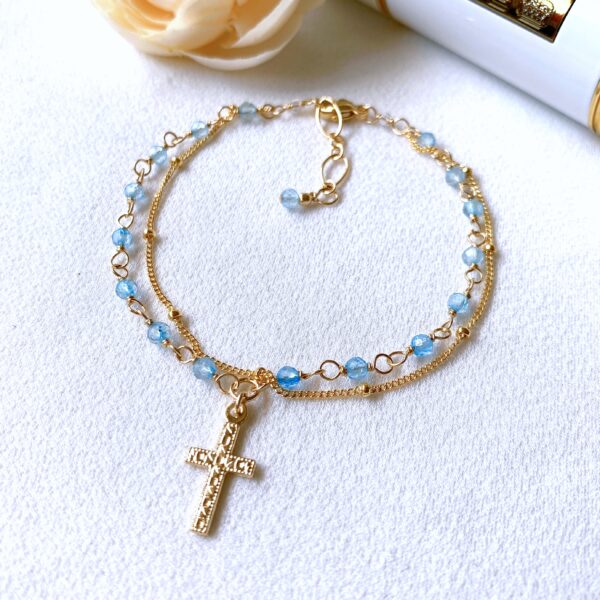 blue topaz bracelet