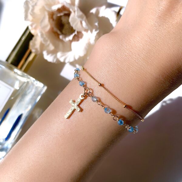 blue topaz bracelet