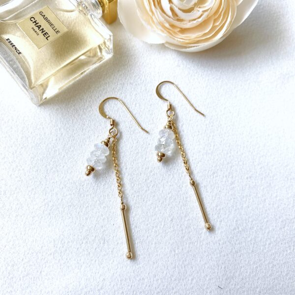 Moonstone earrings